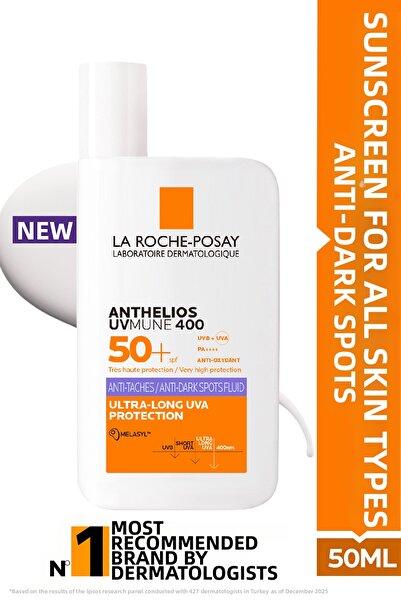 La Roche Posay Anthelıos Uvmune 400 سائل مضاد للبقع الداكنة بعامل حماية من ال...