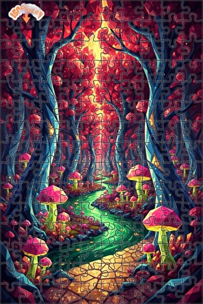 Teona Ahşap لغز خشبي بإطار هندسي مزدوج الطبقات من أورمان أدفنتشر 150 قطعة 20x30