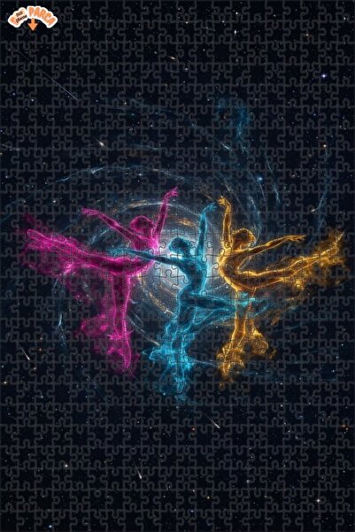 Teona Ahşap لغز خشبي بإطار مزدوج الطبقات من سبيس بالييرنز 500 قطعة 50x30