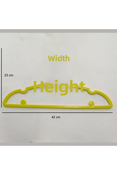 AĞIRSOY 10 قطع من علاقات الملابس للتنانير والسراويل والفساتين 40 سم