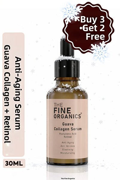 THE FINE ORGANICS Guava Extract Collagen + Retinol Anti-Aging Serum 30ml