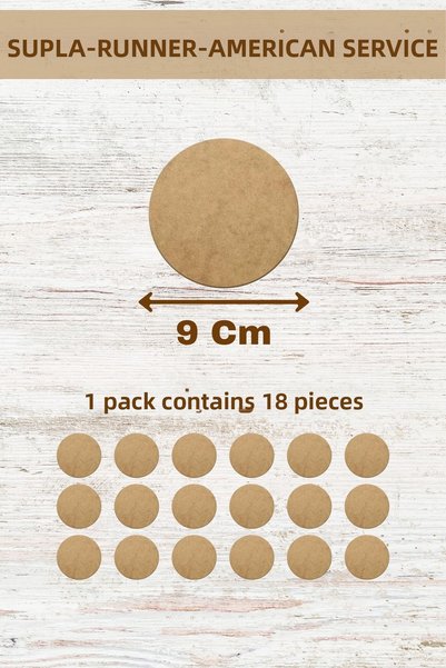 lexi Supla American Service Runner Mdf 3 mm Thickness 50 Size Options (1-50 cm)