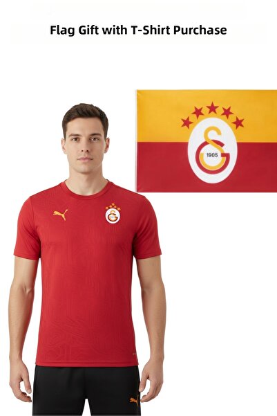 Galatasaray Γνήσιο μπλουζάκι προπόνησης με άδεια χρήσης Crew 5 STAR