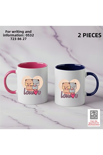 Ceymas Hediyelik 2-Piece Gift Set Dudububu Valentine's Day and Birthday Bubud...