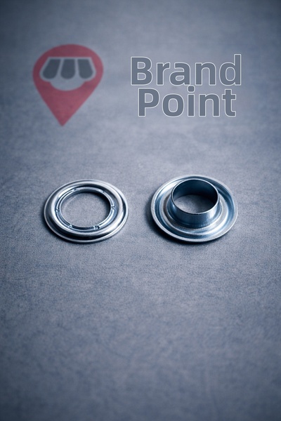 Branda Noktası 24 No. Chrome Eyelet Capsule - 1000 Pieces