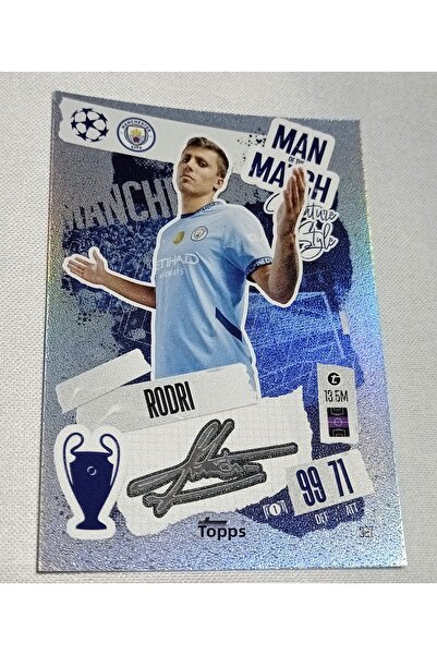 Topps رو드리، اللاعب الأفضل في المباراة، من ماتش أتاكس 2024/2025 24/25