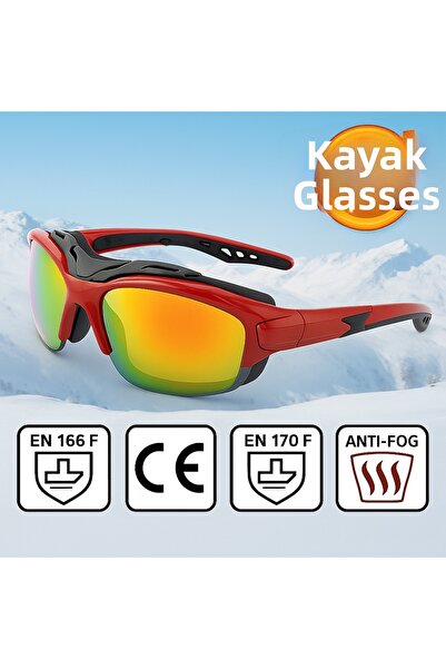 TomyHelf Ski Goggles Antifog Ventilated Uv Protection Sun Snow Goggles Red Or...