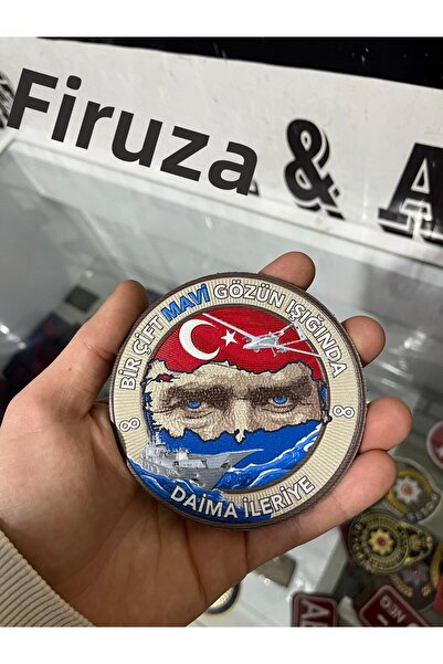 Silyon Askeri Giyim Ataturk Scarf with the Inscription in the Light of a Pair...