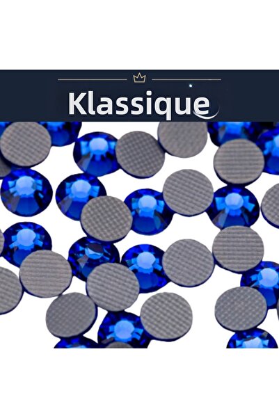 Klassiqe حجر الياقوت الأزرق (2 مم) - 1440 قطعة - يلتصق بالكي