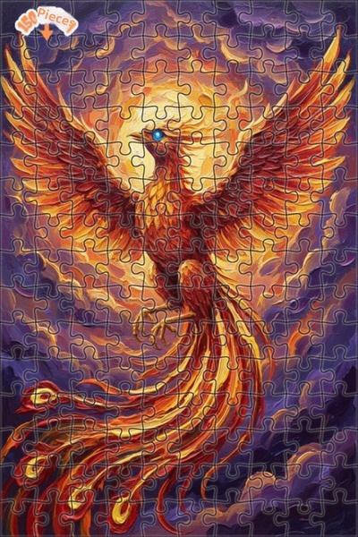 Teona Ahşap لغز خشبي بمظهر لوحة زيتية لـ 'سيد اللهب' 150 قطعة 20×30