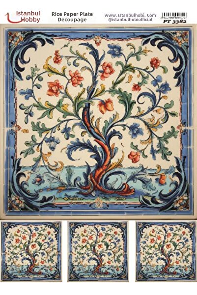 İstanbul Hobi Brass Decopage Paper 30X42Cm Pt-3382 Ethnic