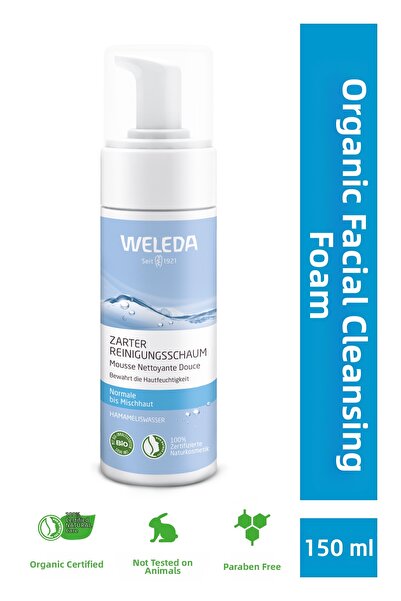 Weleda رغوة تنظيف الوجه العضوية 150 مل