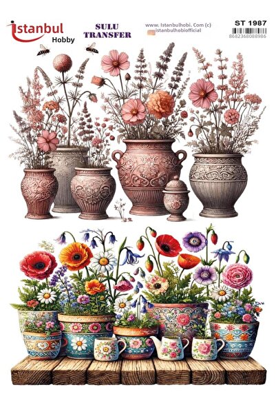 İstanbul Hobi Water Transfer Paper 25X35Cm St-1987