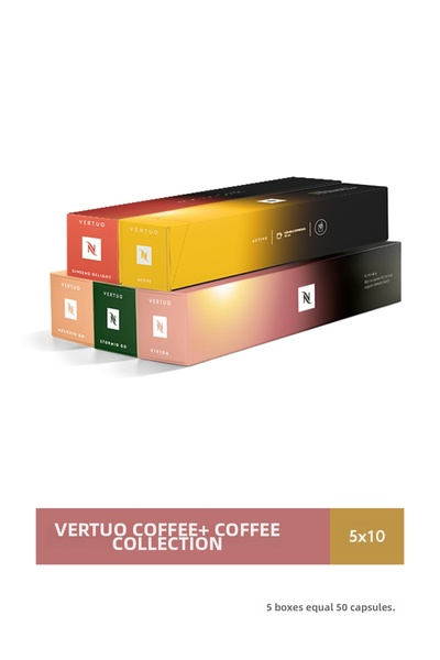 Nespresso Vertuo Coffee+ Coffee Selection - 50 Capsules