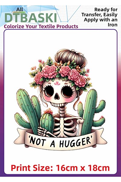 F17 Ajans Not a hugger Material textil termoadeziv pentru îmbrăcăminte Imprim...