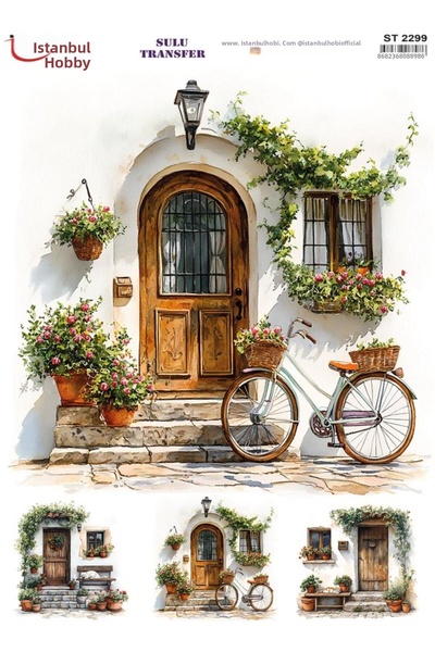 İstanbul Hobi ورق نقل مائي 25×35 سم ST-2299