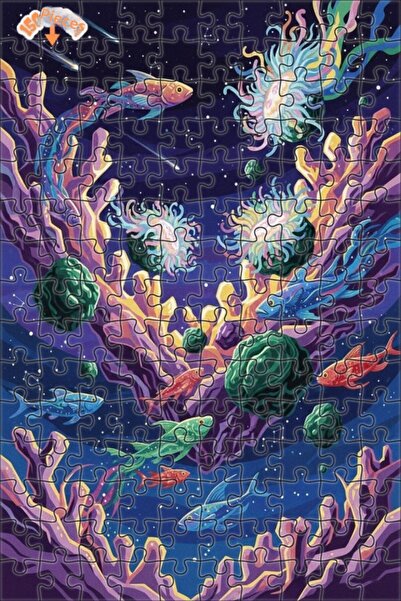 Teona Ahşap لغز خشبي رائع على شكل قارب غواصة يرقصون بألوان زاهية، مكون من طاب...