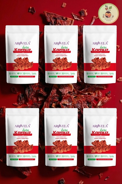Arovela Arøvela - Geothermal Dried Watermelon 50 g X 6 Pieces / Geothermal Dr...