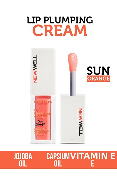 New Well 5 ML Sun Orange Lip Plumping Cream - Lip Plumping Cream