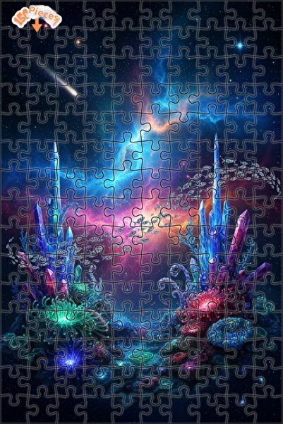 Teona Ahşap لغز خشبي بإطار مزدوج الطبقات من كريستال أورين، 150 قطعة، 20×30