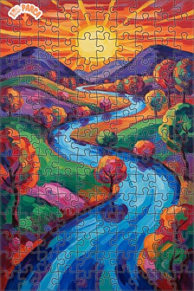 Teona Ahşap Double Layer Framed Wooden Puzzle 150 Pieces 20X30