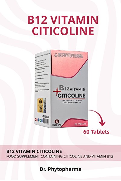 Dr Phytopharma يحتوي على فيتامين ب12 والسيثولين - مكمل غذائي 60 قرصًا