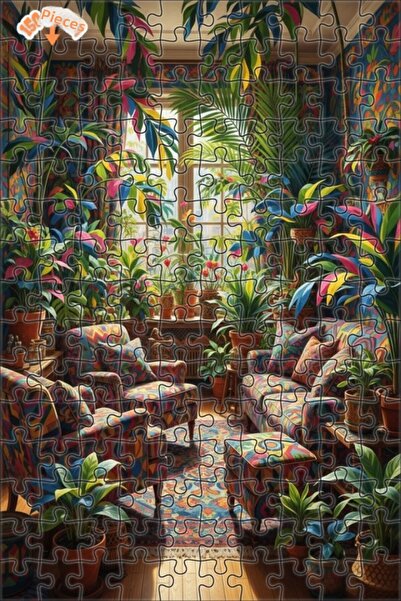 Teona Ahşap لغز خشبي بإطار مزدوج الطبقات من رينك كومبوس تروبيكال فاها 150 قطع...