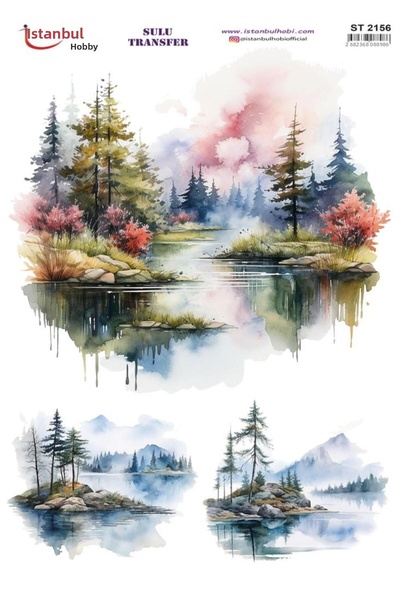 İstanbul Hobi Water Transfer Paper 25X35Cm St-2156