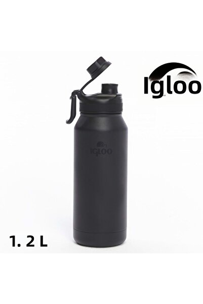 IGLOO زجاجة ترمس سبورتسمان 1.2 لتر باللون الأسود