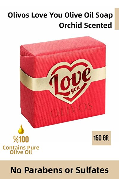 Olivos Love You Orchid Scented 100% Pure Olive Oil Soap 150 Gr |   Handmade, ...