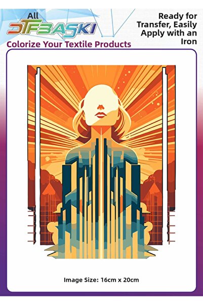 F17 Ajans تي شيرت عتيق مطبوع عليه DTF مصنوع من الحديد