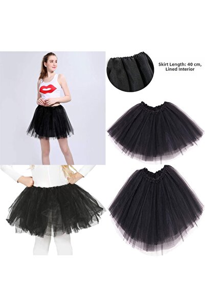 ZEMİRA HOME Black Color Tutu Skirt Ballet Skirt Performance Skirt Cuk Baby Size
