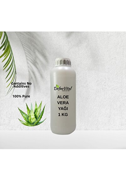 DEFNE VİTAL زيت الصبار 1 كجم 100% نقي وطبيعي بدون إضافات