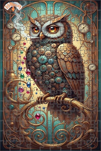 Teona Ahşap لغز خشبي مؤطر بطبقتين من ميكانيك البويه آرت 150 قطعة 20x30