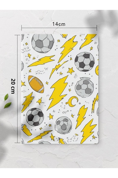 gxe.art Unlined Notebook Children's Football Theme Patterned Notebook Notepad...