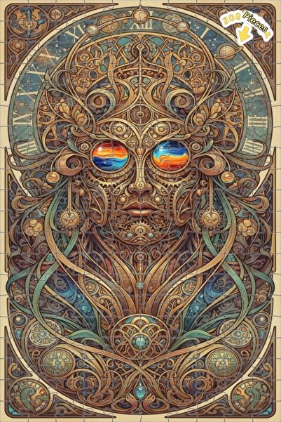 Teona Ahşap لغز خشبي بإطار مزدوج الطبقات من سبيريت أوف تايم 200 قطعة 25×35