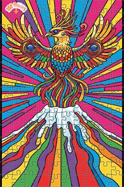 Teona Ahşap لغز خشبي رائع بإطار مزدوج الطبقات من فانتاستيك فينيكس كولور بلوس،...