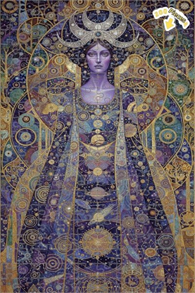 Teona Ahşap لغز خشبي بإطار مزدوج الطبقات من كوزميك آرتست، 200 قطعة، 25×35