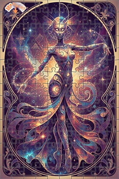 Teona Ahşap لغز خشبي بإطار مزدوج الطبقات للنساء من كوزميك دانسر 150 قطعة 20x30