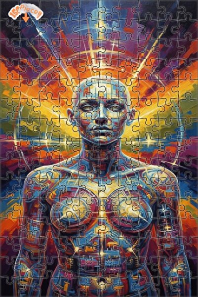 Teona Ahşap لغز خشبي بإطار مزدوج الطبقات بمظهر الزيت البشري ذو الطاقة المفرطة...