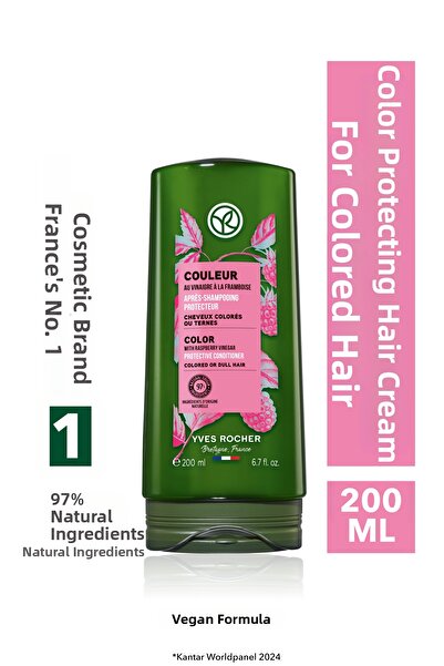 Yves Rocher Vegan Color Protecting Conditioner for Colored and Dyed Hair 200ml