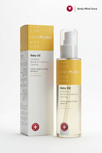 MAMAAURA زيت العناية بالطفل - زيت الأطفال 150 مل