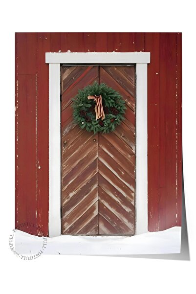 Postifull Poster de Anul Nou fără cadru, Decor de Anul Nou, Seria Comfort, Po...