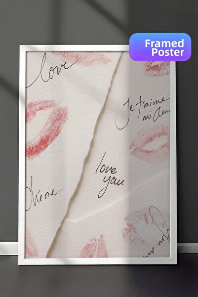 Postifull Αφίσα Love Letters, Αφίσα τοίχου χωρίς πλαίσιο, Κάθετη ζωγραφική το...