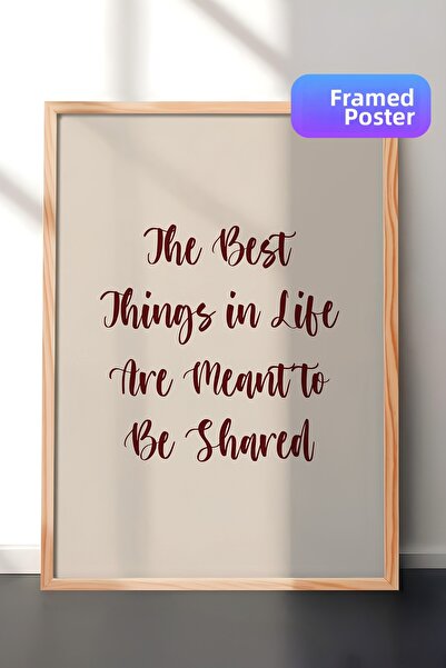 Postifull Tablou cu rama din lemn, poster de Anul Nou cu rama, Cele mai bune ...