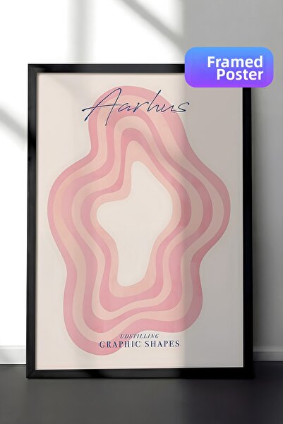 Postifull Εικόνα με μαύρο πλαίσιο, σετ αφίσας και πλαισίου, σειρά Aarhus Comf...