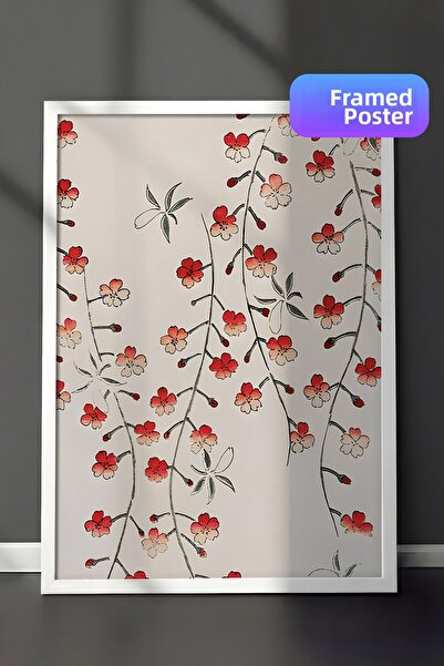 Postifull Картина с бяла рамка, картина за стена, Bijutsu Sekai - Серия „Утех...