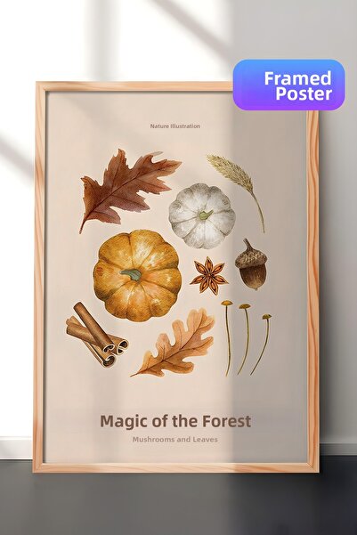Postifull Magic of the Forest No2 Pictură înrămată, pictură verticală pe pere...