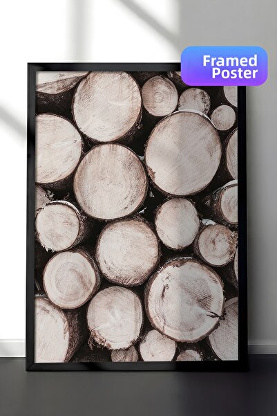 Postifull Tablou în rama din lemn, cadru negru și poster, pictură verticală p...