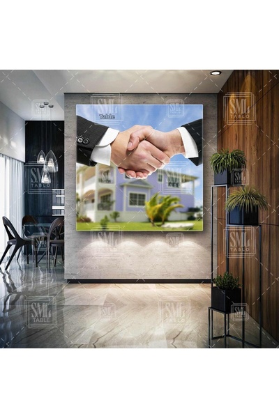 SML TABLO Real Estate Office Real Estate Agent Building Construction Square C...